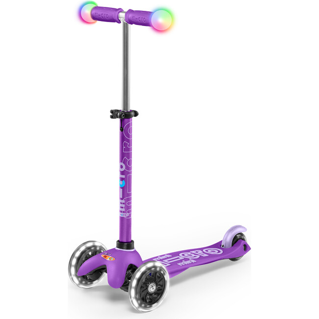 Mini Deluxe Magic Kids Scooter, Purple - Scooters - 1