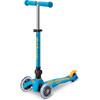 Mini Deluxe Foldable Kids Scooter, Ocean Blue - Scooters - 1 - thumbnail