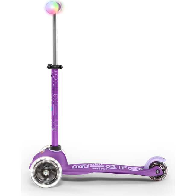Mini Deluxe Magic Kids Scooter, Purple - Scooters - 2