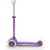 Mini Deluxe Magic Kids Scooter, Purple - Scooters - 2 - thumbnail