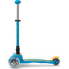 Mini Deluxe Foldable Kids Scooter, Ocean Blue - Scooters - 2