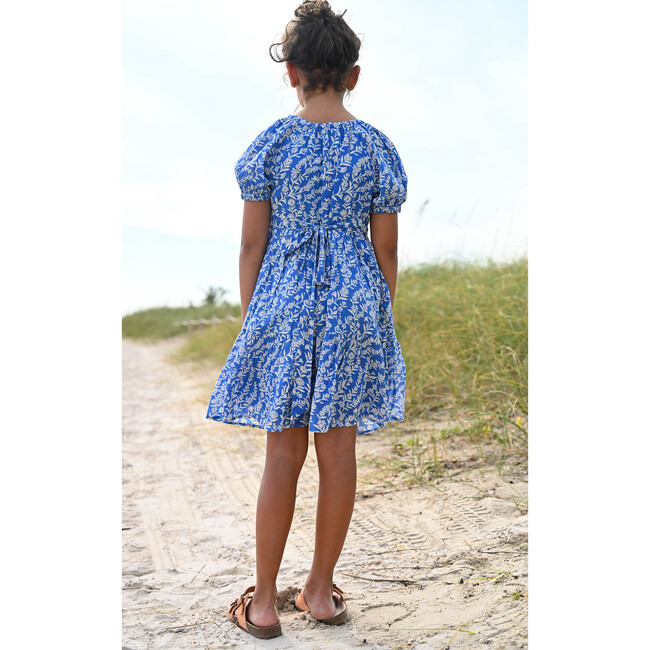 Girls Norma Dress, Shadow Bloom Marina - Dresses - 3