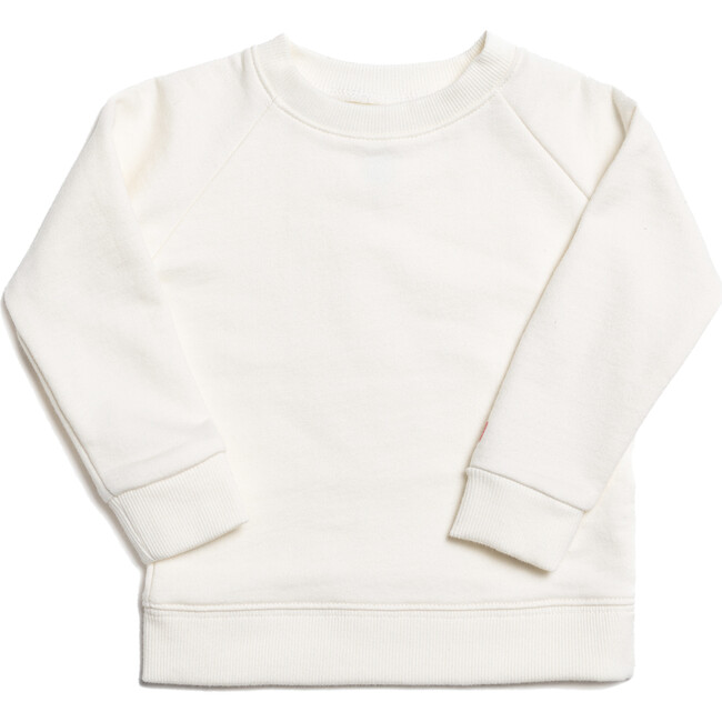 The Organic Pullover Sweatshirt, Cream