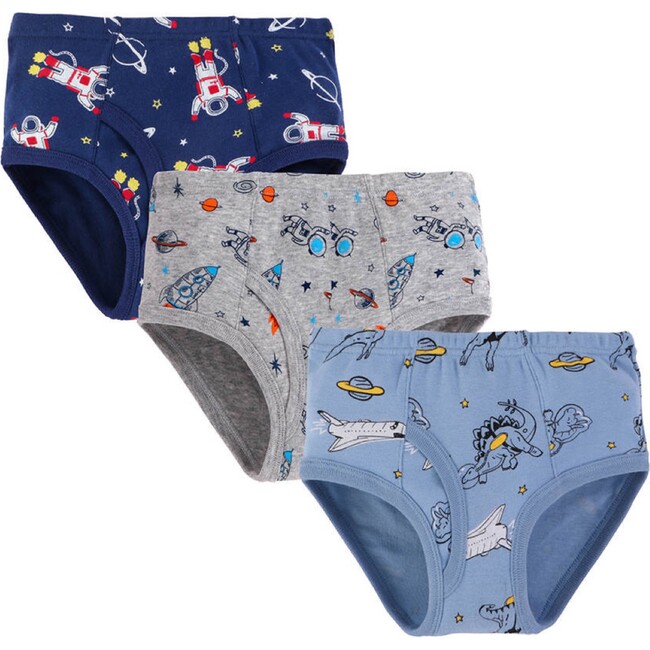 3 Pack Underwear's - Astronauts, Rockets, Spaceships