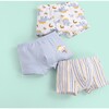 3 Pack Boxers - Dinosaurs And Stripes Yellow And Blue - Underwear - 2