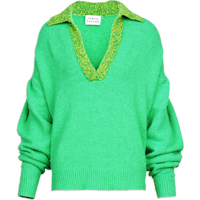 Women's Avika Knit, Kelly Green - Sweaters - 1