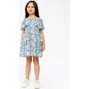 Mini Glenda Dress, Chalk Floral Oxford Blue Multi - Dresses - 2