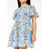 Mini Glenda Dress, Chalk Floral Oxford Blue Multi - Dresses - 3