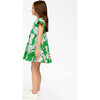 Mini Marisol Dress, Chalk Floral Kelly Green Multi - Dresses - 4