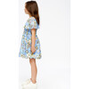 Mini Glenda Dress, Chalk Floral Oxford Blue Multi - Dresses - 4