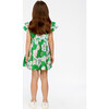 Mini Marisol Dress, Chalk Floral Kelly Green Multi - Dresses - 5