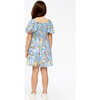 Mini Glenda Dress, Chalk Floral Oxford Blue Multi - Dresses - 5