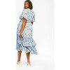 Women's Brittany Dress, Chalk Floral Oxford Blue Multi - Dresses - 5