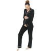 Women's CloudLuxe Classic Pajama Set, Black - Pajamas - 1 - thumbnail