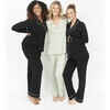 Women's CloudLuxe Classic Pajama Set, Black - Pajamas - 4