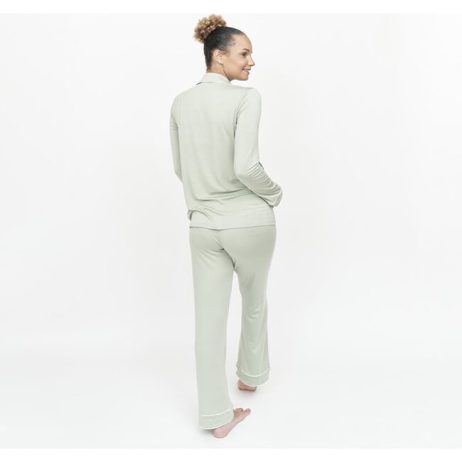 Women's CloudLuxe Classic Pajama Set, Sage - Pajamas - 3