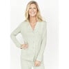 Women's CloudLuxe Classic Pajama Set, Sage - Pajamas - 6