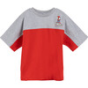 Colorblocked Athletic Tee, Red & Grey Spidey - Tees - 1 - thumbnail