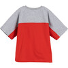 Colorblocked Athletic Tee, Grey & Red Spidey - Tees - 3