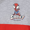 Colorblocked Athletic Tee, Grey & Red Spidey - Tees - 4