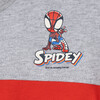 Colorblocked Athletic Tee, Red & Grey Spidey - Tees - 4 - thumbnail
