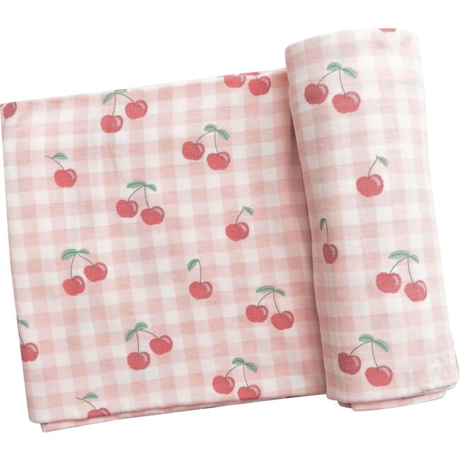 Cherry Swaddle Blanket