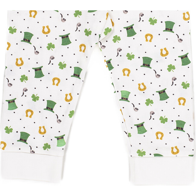 The St. Patrick Bottom in Long, White - Pajamas - 3