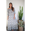 Women's Sofia, Leaf Print - Dresses - 3 - thumbnail