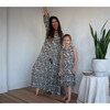 Women's Sienna Maxi, Leaf Print - Dresses - 6