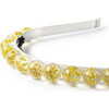 Whisper Beaded Baby's Breath Headband, Lemon - Hair Accessories - 2