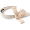 Forever Eyelet Side Bow Headband, Cream - Hair Accessories - 1 - thumbnail