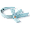 Forever Eyelet Side Bow Headband, Powder Blue - Hair Accessories - 1 - thumbnail