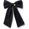 Forever Eyelet Long Tail Clip, Black - Hair Accessories - 1 - thumbnail