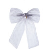 Emma Organza Long Tail Clip, Lavender - Hair Accessories - 1 - thumbnail