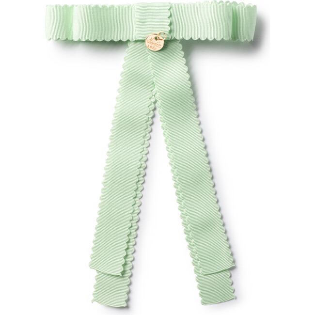 Ava Scalloped Long Tailed Clip, Mint