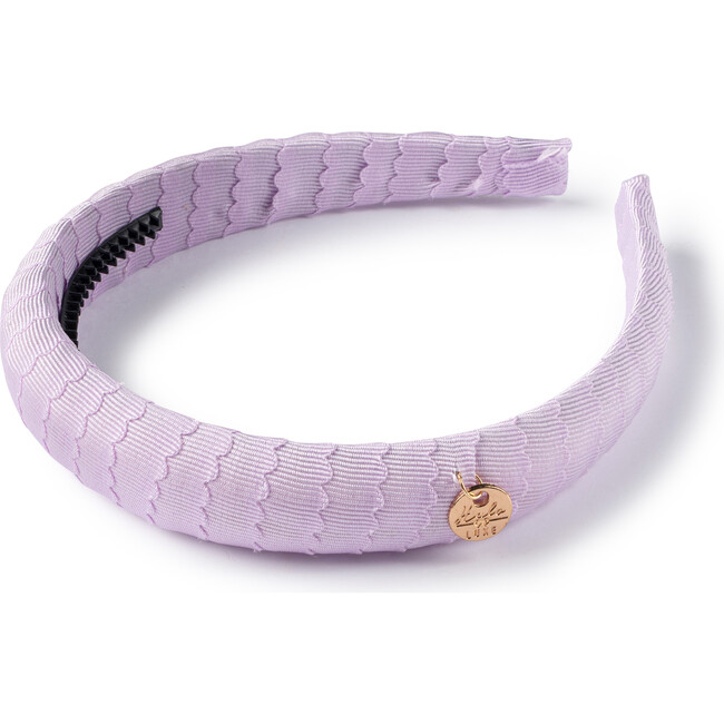 Ava Scalloped Headband, Lavender