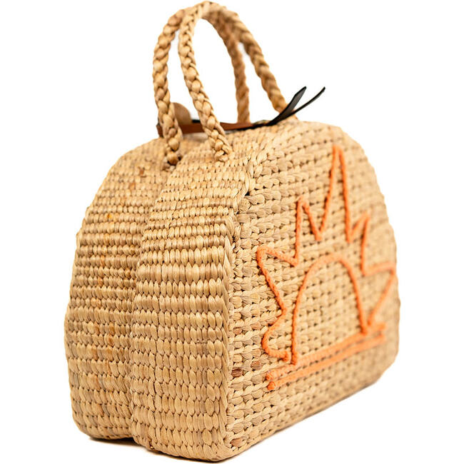 Handwoven Picnic Tote, Small - Bags - 4