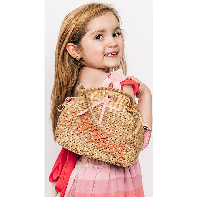 Monogrammable Segrass Bag, Natural