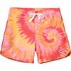 Sea Ripple Swirl Boardshorts, Sunrise Tie Dye - Swim Trunks - 1 - thumbnail