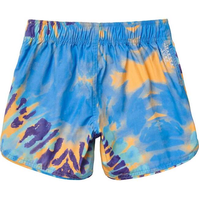 Sea Ripple Swirl Boardshorts, Pool Tie Dye - Swim Trunks - 3