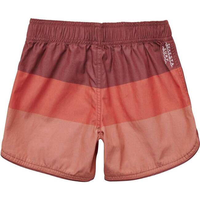 Triple Scoop Boardshorts, Berry - Swim Trunks - 3