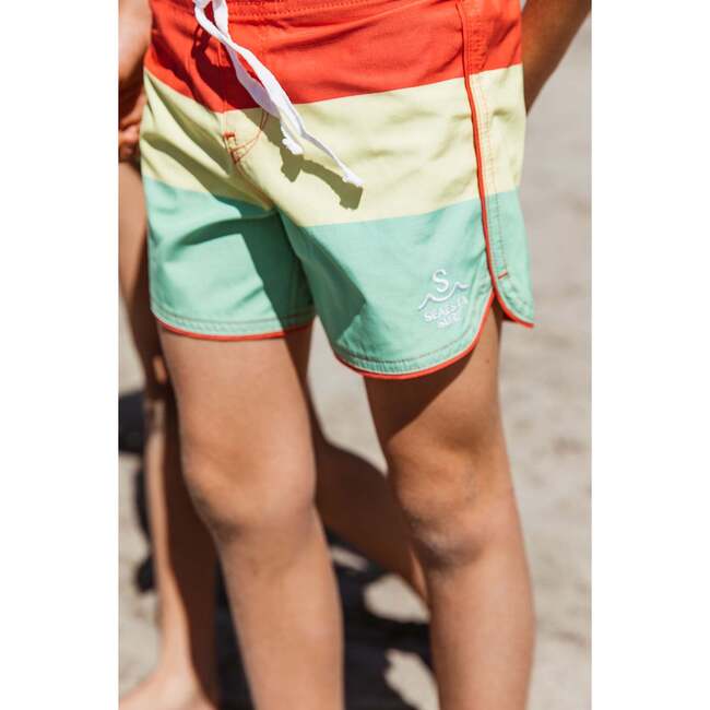 Triple Scoop Boardshorts, Caribbean - Swim Trunks - 4
