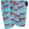Zebre Boardshorts, Turquoise - Swim Trunks - 2