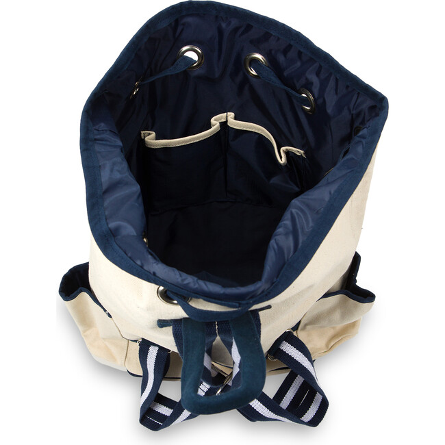 Hamptons Tennis Backpack, Blueberry - Backpacks - 4