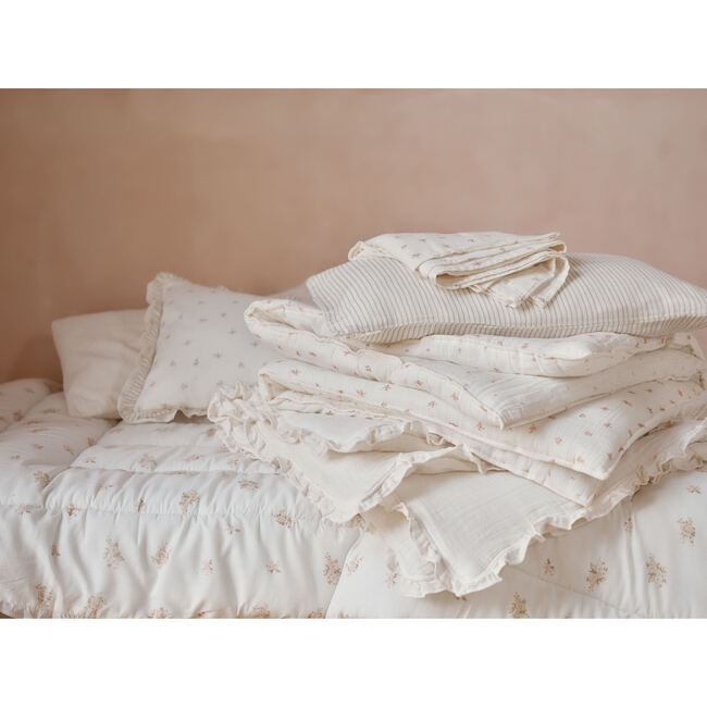 Duvet Set including Pillowcase, Taupe Stripe - Duvet Sets - 3