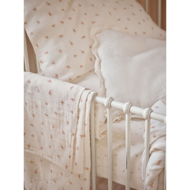 Duvet Set including Pillowcase, Pink Rose - Duvet Sets - 3