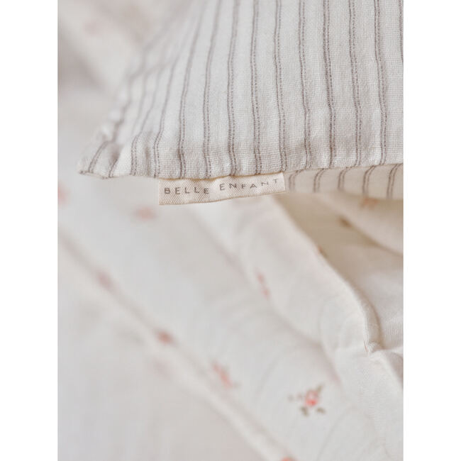 Duvet Set including Pillowcase, Taupe Stripe - Duvet Sets - 4