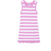 Striped Crochet Dress, Purple - Dresses - 1 - thumbnail