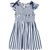 Babydoll Shift Dress, Navy - Dresses - 1 - thumbnail