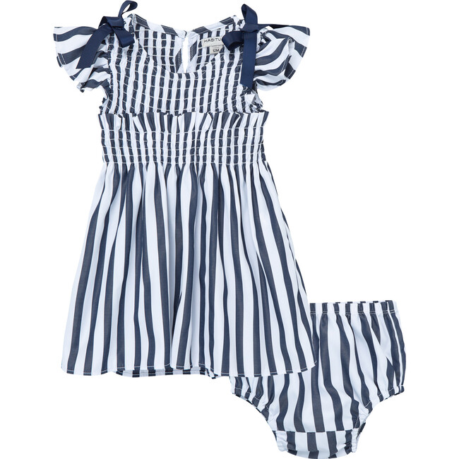 Babydoll Shift Dress, Navy